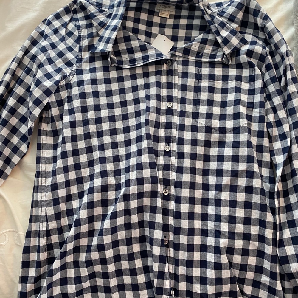 Jcrew plaid button down